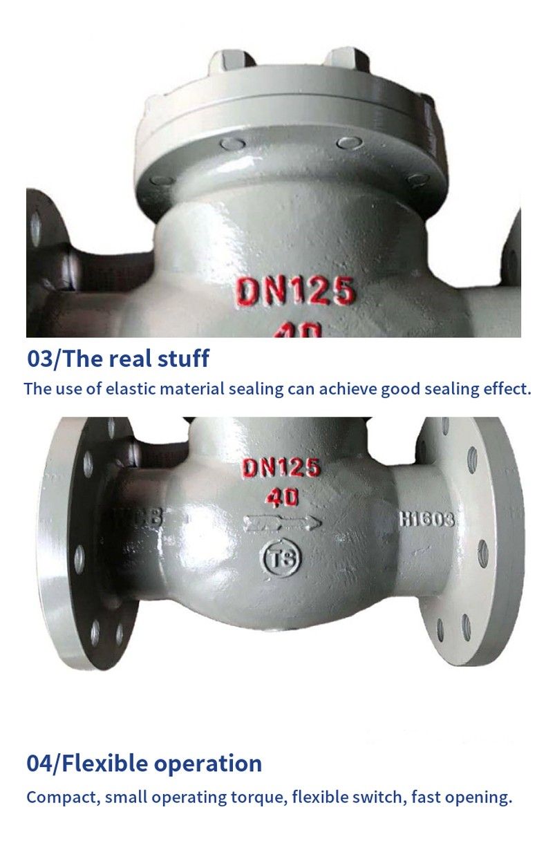 H44H flanged swing check valve