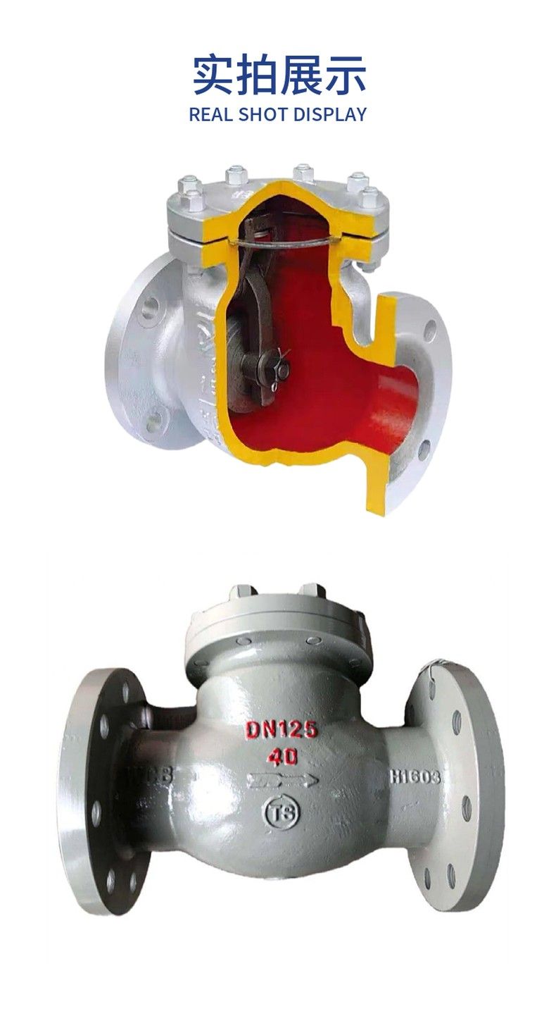 H44H flanged swing check valve