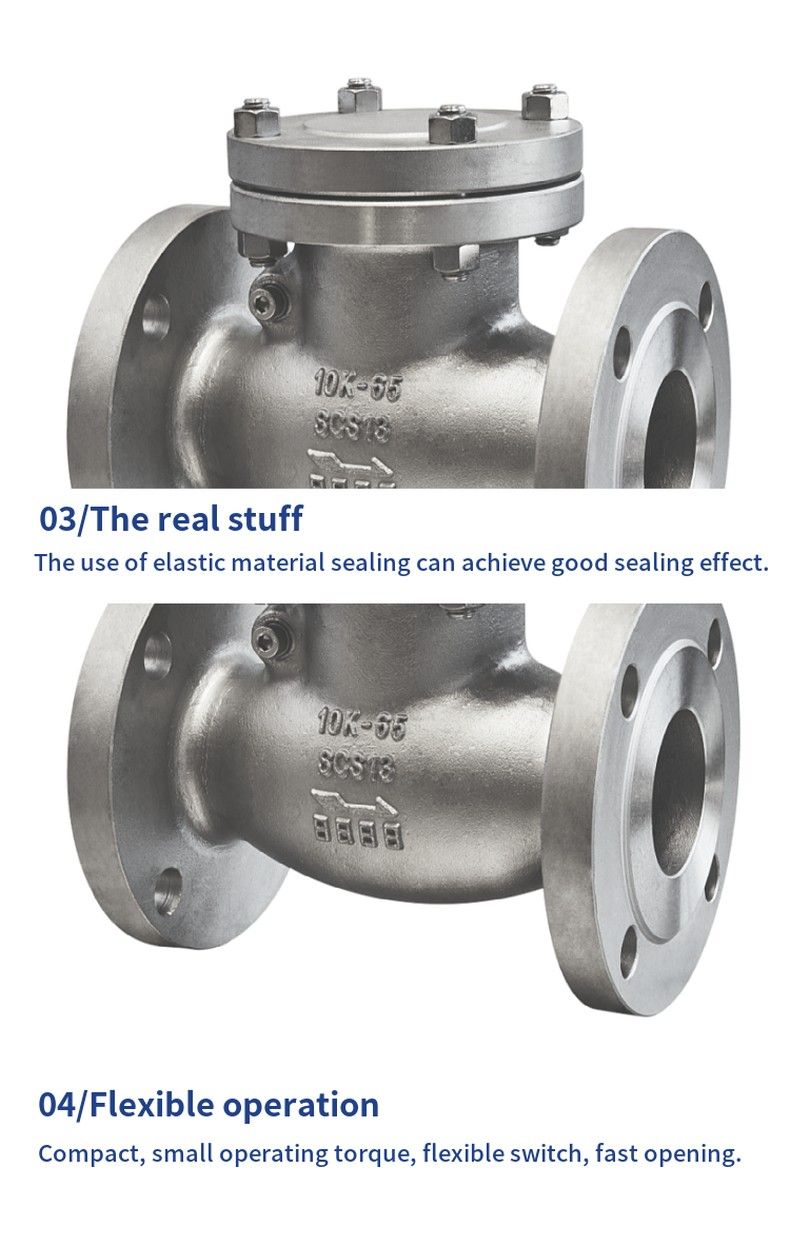 H44H day standard flange check valve