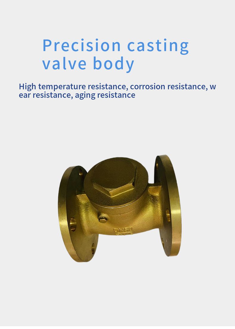 H44T Marine flanged bronze check valve