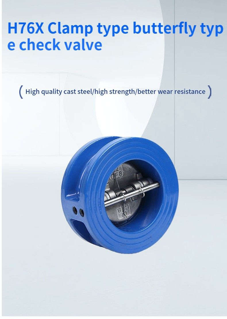 H76X Clamp type butterfly type check valve