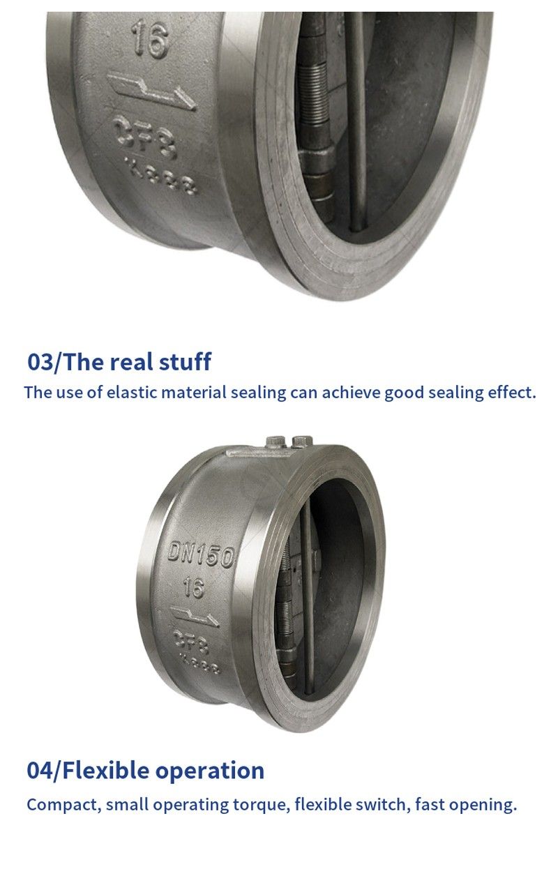 H77X double disc check valve