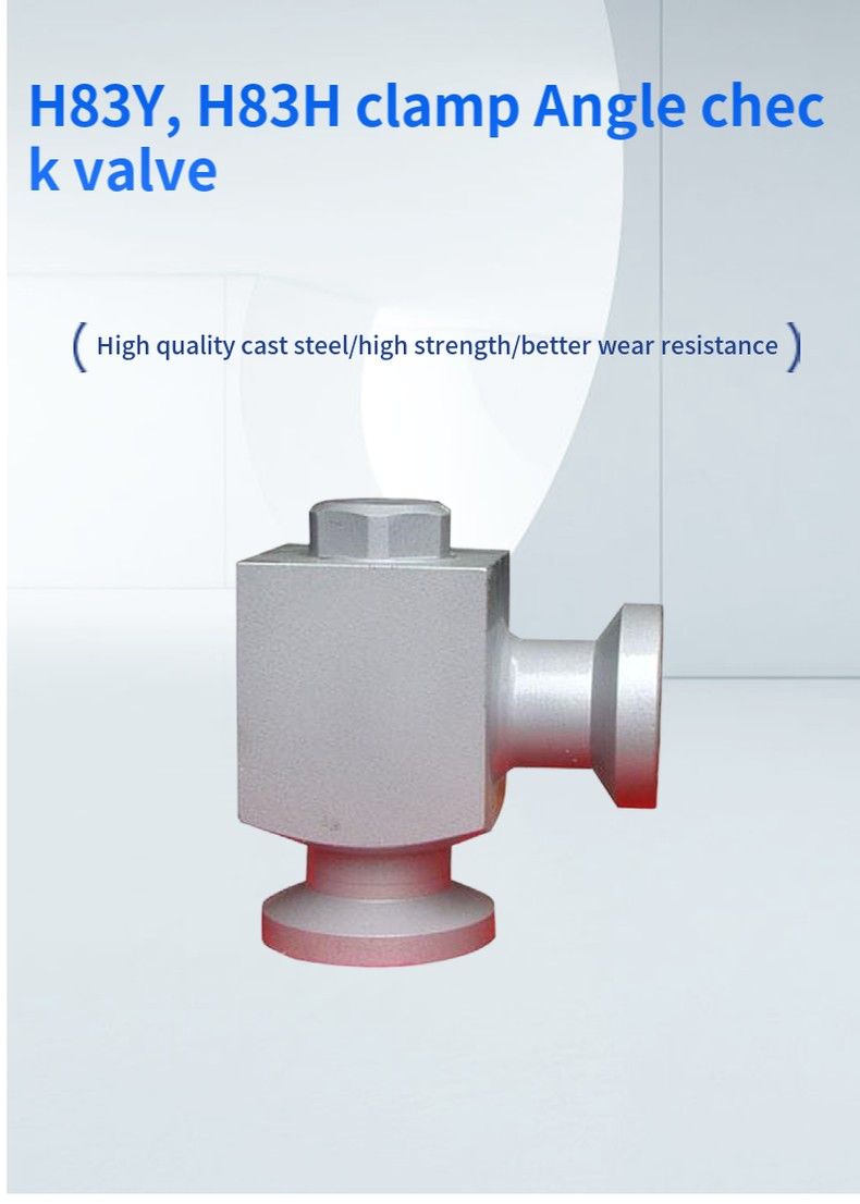 H83Y, H83H clamp Angle check valve