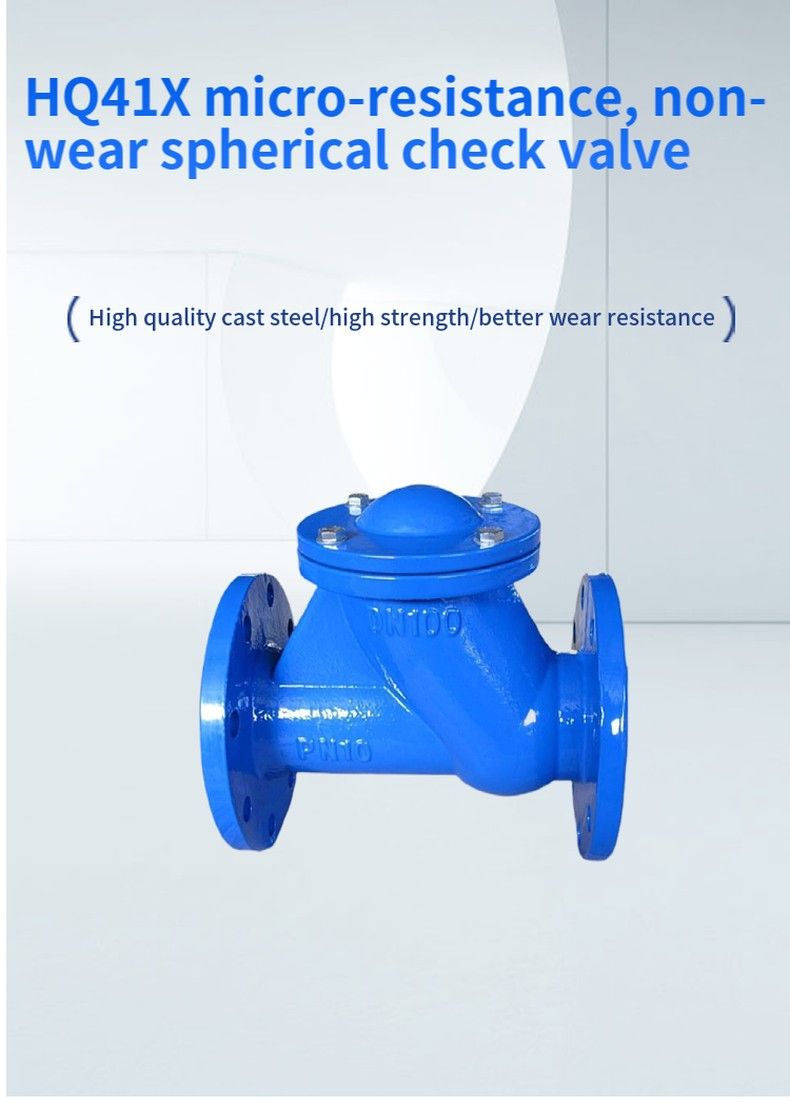 HQ41X micro-resistance, non-wear spherical check valve