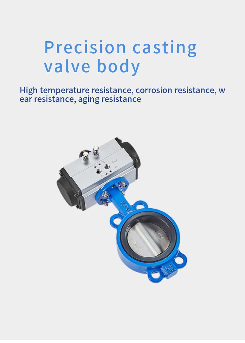 D371X clamp worm gear drive soft seal butterfly valve