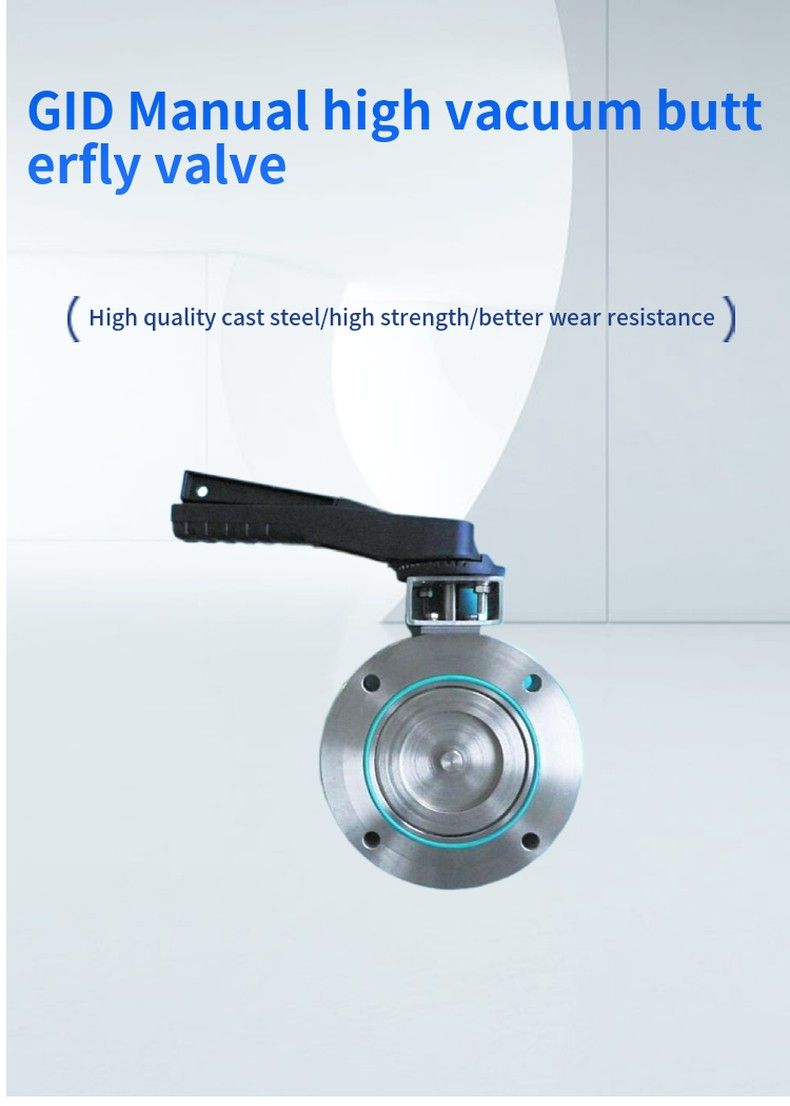 GID Manual high vacuum butterfly valve