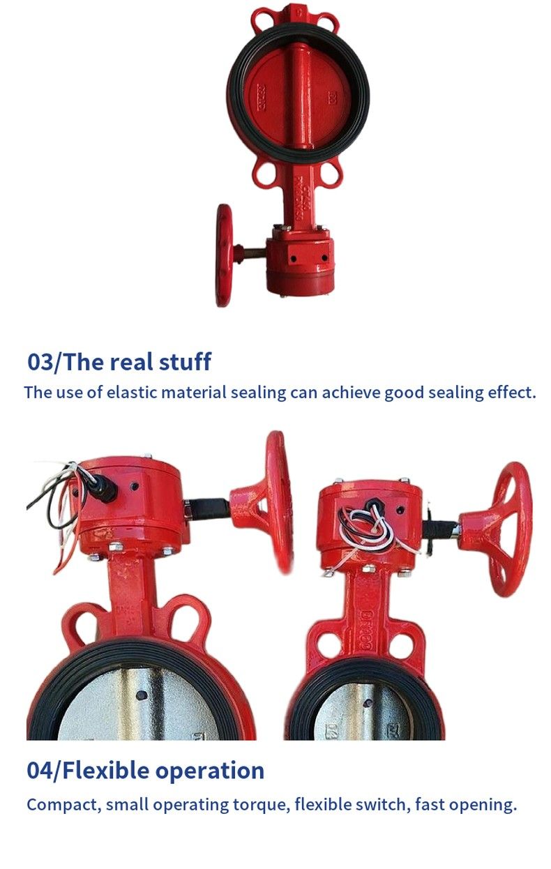 XD371X fire signal butterfly valve