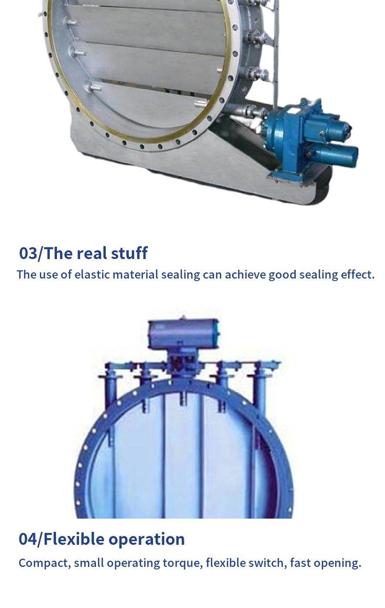 Electric circular shutter type butterfly valve