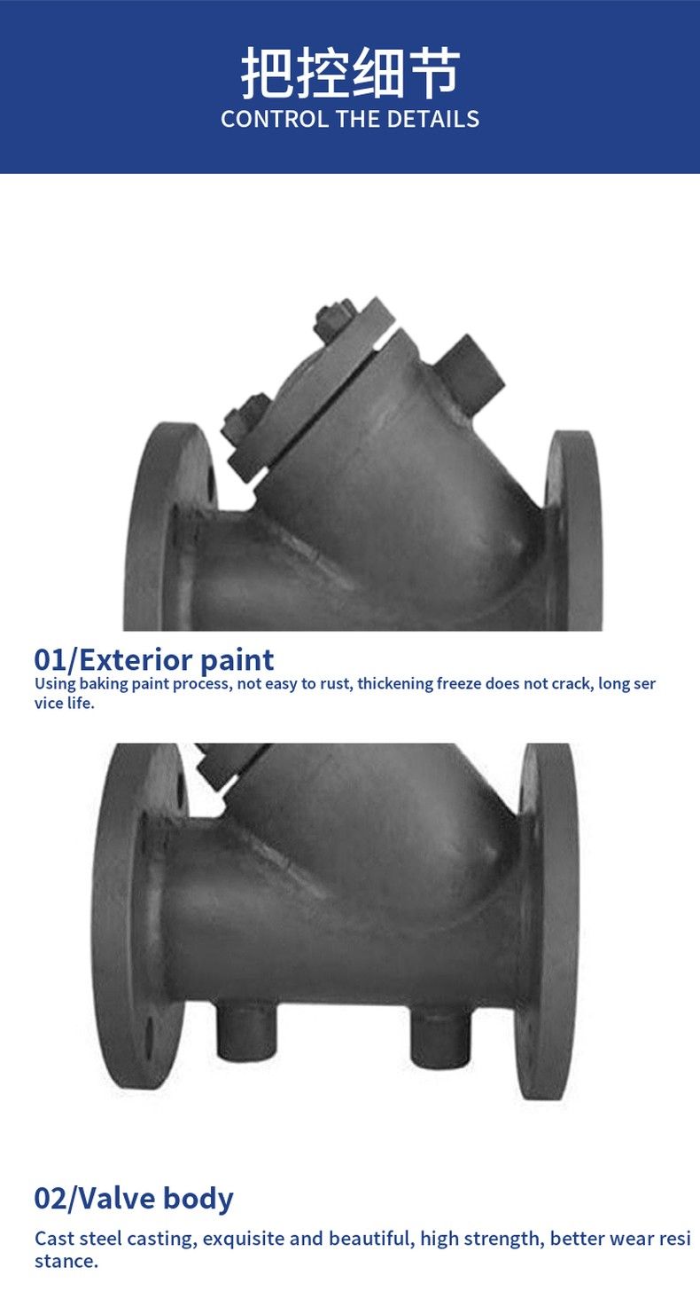 Thermal jacketed Y filter