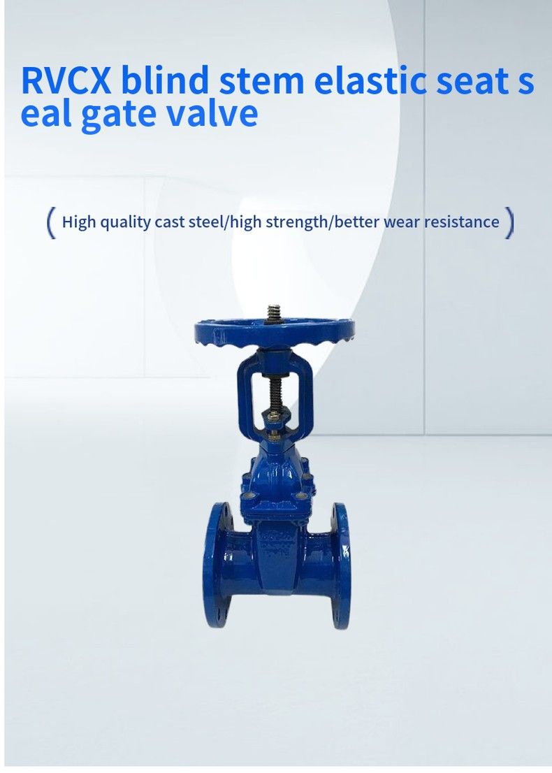 RVCX blind stem elastic seat seal gate valve