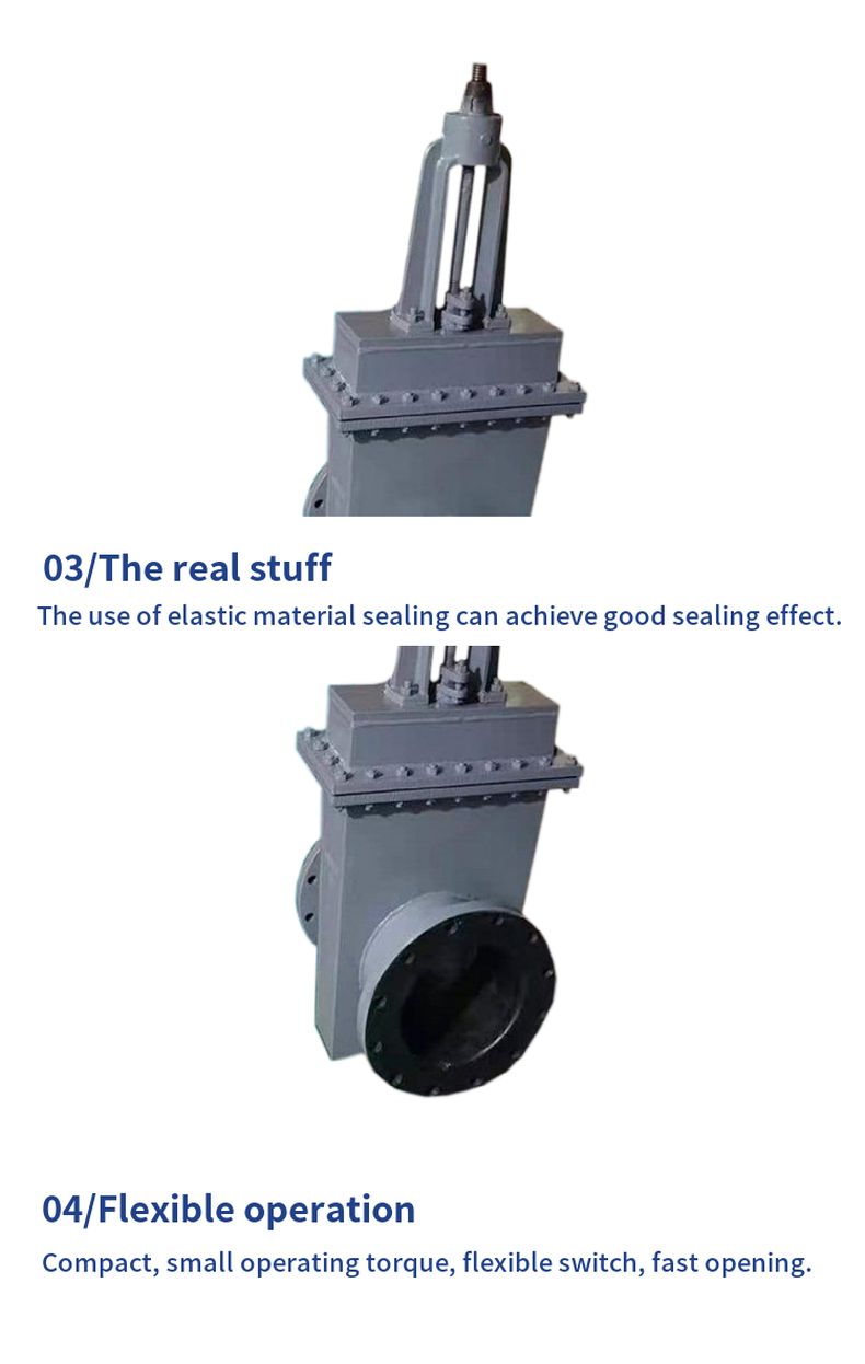 Z42J double-sided sealed gate valve with rubber lining