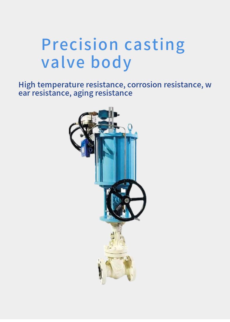 Z644H pneumatic parallel double gate valve