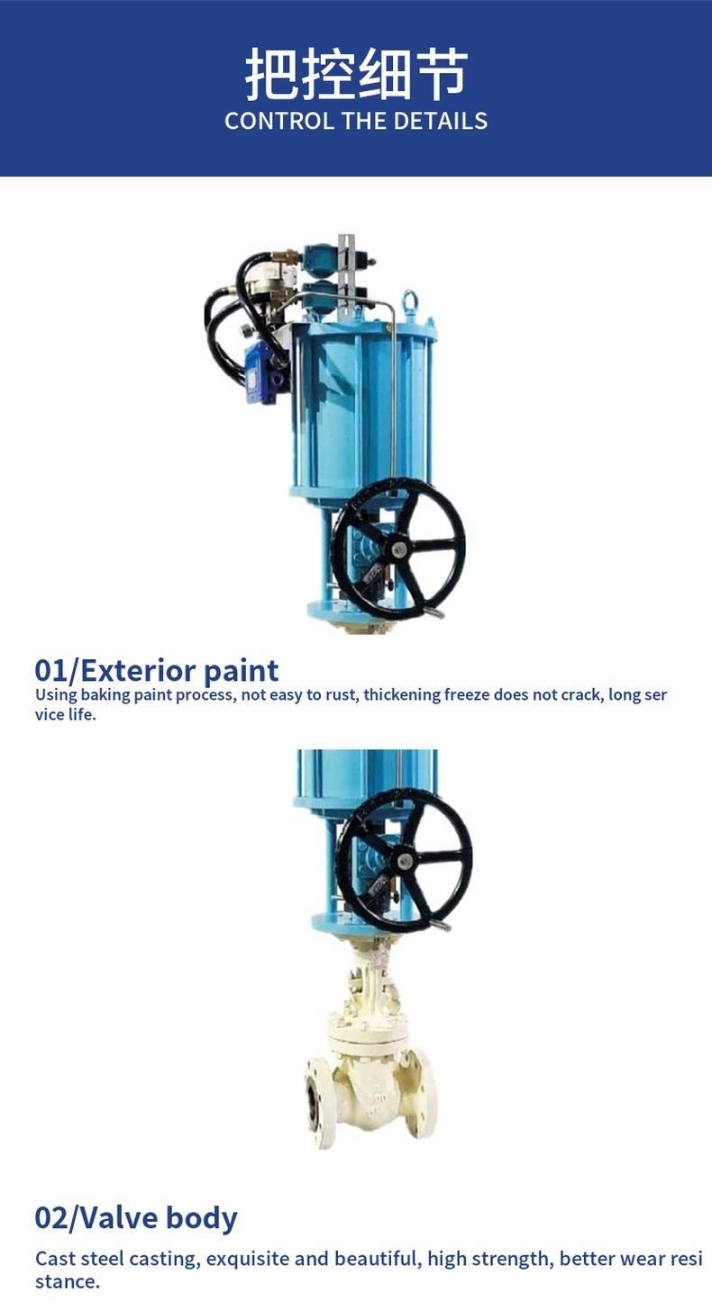 Z644H pneumatic parallel double gate valve