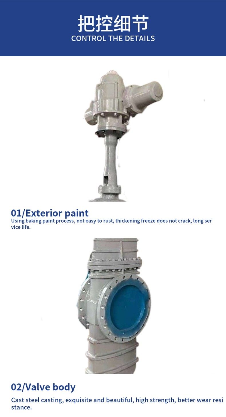 Z943WF flat gate valve without diversion